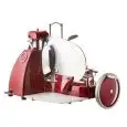 TRANCHEUSE À VOLANT MANUELLE ET ÉLECTRIQUE - Mod. 35VI - Lame Ø 350 - Coupe utile 280x240 mm - Aiguiseur fixe - Dimensions L 74 x P 92 x 76 H cm - Norme CE