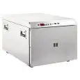 FOUR ÉLECTRIQUE BASSE TEMPÉRATURE - MOD. FBT - ALIMENTATION MONOPHASÉE 230V/1/50Hz - PUISSANCE 1200 W - CAPACITÉ 3 PLAQUES GN 1/1 OU PLAQUES 60x40 cm - DIMENSIONS L 49,7 x P 69,1 x H 41,5 cm