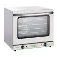 FOUR ÉLECTRIQUE À CONVECTION - Mod FD66 - Pour la gastronomie, la boulangerie et la pâtisserie - Structure en acier inoxydable - Capacité de 4 plaques de 45x33 cm - Puissance 2800 W - Alimentation monophasée - Dimensions cm L 58 x P 57 x H 51