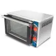 FOUR ÉLECTRIQUE À CONVECTION POUR GASTRONOMIE - MOD. BLACK GN 2/3 - PORTE ABATTANTE - ALIMENTATION MONOPHASÉE 230V/1/50Hz - PUISSANCE 2,5 kW - CAPACITÉ : 3 PLAQUES GN 2/3 cm 35,4 x 32,5 - DIMENSIONS L 60 X P 52 X h 39 cm