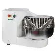 PÉTRIN À AXE OBLIQUE - Mod FF30N - Monophasé - Pâte par cycle 30 kg - Production horaire Kg/h 90 - Puissance en chevaux 1 - 750W - Alimentation monophasée 230V/1/50Hz - Norme CE