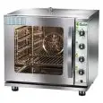 FOUR À GAZ À CONVECTION - Mod FN423G - Pour la gastronomie - Structure en acier inoxydable - Capacité 4 plaques GN 2/3 (35,4x32,5 cm) - Puissance 4000 W - Dimensions cm L 62 x P 64,5 x H 61,5