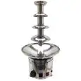FONTAINE PROFESSIONEL POUR CHOCOLAT - Mod. F4 - Structure en acier inox - Capacité Kg 5 - Puissance W 265 - Alimentation monophasé - Dim.  ø 33 x h 60 cm