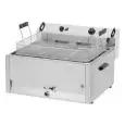 FRITEUSE À BEIGNETS ÉLECTRIQUE DE COMPTOIR - AVEC ROBINET - Mod. FPR 16 - Capacité huile Lt. 16 - Puissance 9  kW - Alimentation triphasée - Dimensions cm L 53,5 x P 43,5 x 39,5 h - Norme CE