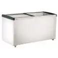 Meuble réfrigérateur et congélateur bahut - Série FRC - Réfrigération statique - Portes vitrées coulissantes - Température 0°/+10°C / 0°/-18°C