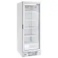 ARMOIRE RÉFRIGÉRÉE EN TÔLE PEINTE - STATIQUE AVEC AGITATEUR - Mod HT372ZST W - CAPACITÉ 382 L - N. 1 PORTE EN VERRE - TEMPÉRATURE -18°/-24°C - DIMENSIONS cm L 64 x P 67 x H 187,5 - NORME CE