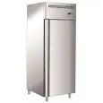 Armoire réfrigérée en acier inox AISI 201 - Mod G-GN650TN FC - Gastronorm 2/1 ( 65x53cm) - Ventilé - N 1 porte - Capacité 650 Lt - Température +2°/+8°C - Dimensions cm L 74 x P 83 x 201 H