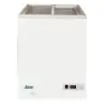CONGÉLATEUR COFFRE - Mod. G-SD100S - Froid statique - Dégivrage manuel - Température -18ºC - Capacité 97 L - Dimensions externes L 58 x P 52 x 81 h cm
