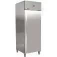 Armoire réfrigérée congélateur en acier inox AISI 304 - Mod G-UGN650BT - Ventilé - Classe énergétique A - Gastronorm 2/1 (65 x 53 cm) - 1 porte - Capacité brute de 560 litres - Température de -2°C à +8°C - Dimensions cm L 74 x P 87,5 x 209 H
