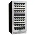 Vitrine réfrigérée pour vin ventilée avec température de +5 à +12 °C et de +12 à +20 °C Forcar G-VI120D