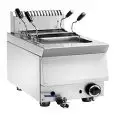CUISEUR À PÂTE À GAZ SUR LE COMPTOIR - Mod D722/7 - Capacité de la cuve Lt 25 - Dimensions cm L 40 x P 70 x H 35 - Norme CE