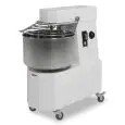 PÉTRIN À SPIRALE À TÊTE FIXE - Mod. EF 30 TTR - Minuterie - Roulettes - Alimentation 400 V triphasée - Capacité cuve 32 L - Poids pâte 25 kg - Puissance 1,1 kW - Norme CE