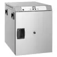 FOUR DE MAINTIEN EN TEMPÉRATURE  DE COMPTOIR  - MOD. GM0511E - VERSION ÉLECTRONIQUE  - CAPACITÉ : 5 GN 1/1 - ALIMENTATION MONOPHASÉ V 230/1/50 Hz - PUISSANCE  W 1000 - DIM.  Cm L 45 X P 63 X h 57 - Poids  Kg 36
