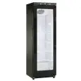 Armoire frigorifique - Mod GN 400 G TN BLK - Statique avec agitateur - Gastronorme 2/1 (cm 65 x 53) - 1 porte vitrée - Capacité 400 L - Température +2°/+10° C - Dimensions cm L 60 x P 62,5 x H 186