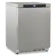 Armoire congélateur modèle GN 200 BT INOX, température -15°C / -20°C, capacité brute 200 Lt, dimensions extérieures 600 x 625 x 850 mm.