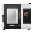 FOUR Â GAZ COMBINÉ À CONVECTION ET VAPEUR AVEC PANNEAU TOUCH SCREEN AVEC ICÔNES - Cod. GOURMET 5TG MASTER PRO - CONVIENT POUR GAZTRONOMIE - Capacité plaques n. 5 GN 1/1 (cm 32,5x53) - Puissance kW 8 -Voltage230 V 50/60 Hz MONOPHASE - Température max °C 27