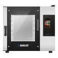 FOUR ÉLECTRIQUE À CONVECTION ET VAPEUR ÉQUIPÉ DE PANNEAU TOUCH SCREEN AVEC ICÔNES - Cod. GOURMET 6TE GN 2/1 MASTER PRO - CONVIENT POUR GAZTRONOMIE - Capacité plaques n. 6 GN 2/1 (cm 65x53) o n. 12 GN 1/1 (cm 32,5x53) - Puissance kW 17,5 -Voltage230/400 V