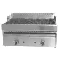 GRILLE À GAZ ET EAU DE COMPTOIR - Mod WRGV6777 - Flamme pilote - Dimensions cm L 77 x P 63 x H 43