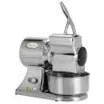 RÂPE - MOD. GRAGSD1 - BOUCHE À DROITE - Alimentation V 230/50Hz MONOPHASE - PUISSANCE Kw 0,75 (1,0 Hp) - PRODUCTION HORAIRE 70 Kg - DIM. 22 x 38 x h38 cm - NORME CE