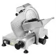 TRANCHEUSE À GRAVITÉ - Mod HBS220JS - Lame en acier inoxydable ø 220 - Largeur max de coupe mm L 115 x P 130 - Aiguiseur fixe - Alimentation monophasée 230V/1/50Hz