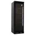 VITRINE RÉFRIGÉRÉE POUR VIN - Mod ILOOC 40 Y - Ventilé - Température °C +4/+18 - 1 porte en verre - Structure en tôle prépeinte noire - Capacité brute de 382 litres - Capacité nette de 342 litres - Puissance de 230 W - Alimentation monophasée 220/50Hz - D