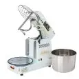 PÉTRIN À SPIRALE TÊTE RELEVABLE ET CUVE AMOVIBLE FAMAG - MOD. IM6S/10V RIB - 10 VITESSES - PÂTE PAR CYCLE 6 kg - MONOPHASÉ 230 V - DIM. L 51 X P 29 X h 39 cm - NORME CE
