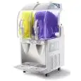 MACHINE PROFESSIONNELLE À GRANITA ÉLECTRONIQUE - MOD. IP2 Elettronica - 2 CUVES - 1 COMPRESSEUR - CAPACITÉ 11+11 L - Dim. Cm. L 40 x P 58x h 87 cm - NORME CE