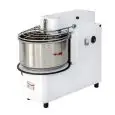 PÉTRIN À SPIRALE À TÊTE RELEVABLE ET CUVE AMOVIBLE - Mod. MVTE 20 - Alimentation triphasée 400V - Capacité cuve 22 L - Poids pâte 18 kg - Puissance 0,75 kW - Norme  CE