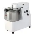 PÉTRIN À SPIRALE À TÊTE FIXE - Mod. MDOE 20 - Alimentation monophasée 230V - Capacité cuve 22 L - Poids pâte 18 kg - Puissance  0,75 kW - Norme  CE