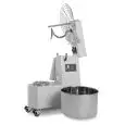 PÉTRIN À SPIRALE À TÊTE RELEVABLE ET CUVE AMOVIBLE - Mod. EFP 30 T - Alimentation 400 V triphasée - Capacité cuve 32 L - Poids pâte 25 kg - Puissance 1,1 kW - Norme CE