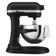 BATTEUR MÉLANGEUR PLANÉTAIRE KITCHENAID - Mod K55BM Heavy Duty Noir - Structure en métal - 1 bol lt 5,2 - Puissance 375 W - Alimentation monophasée 220-240V - Dimensions cm L 28,7 x P 37,1 x H 41,9