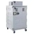 CONTENEUR ISOTHERME ,OUVERTURE FRONTALE - MOD. KOALA 370 ROUES - GROUPE FRIGO STATIQUE - BRANCHABLE SUR PRISE ALLUME CIGARE - POUR LE TRANSPORT DE ALIMENTS FOOD OU NON FOOD FRAÎS OU À TEMPÉRATURE AMBIANTE - CAPACITÉ' Lt. 370 - DIM. cm L 80 x P 84 x 147 H 