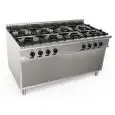 CUISINIÈRE À GAZ 8 FEUX CASTA MISS 900 - MOD N9WUZ8DC2P2M4G - Espace ouvert - Avec flamme pilote - Puissance kW 47,6 - Dimensions cm L 160 x P 90 x H 85