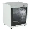 CHAMBRE DE POUSSE - MOD. PRO8 - Capacité plaques : 8 de 46 x 33 cm ou GN 2/3 (35,4 x 32,5 cm) - Puissance 1,5 kW - Alimentation monophasée 230V/1/50Hz - Dimensions extérieures L 60 x P 58 x 92,8 h cm - Norme CE