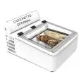 PRÉSENTOIR DE COMPTOIR RÉFRIGÉRÉE - MOD. CREAM 3V W - ÉCONOMIE D'ÉNERGIE -13% - CAPACITÉ LT. 35 - RÉFRIGÉRATION STATIQUE - TEMPÉRATURE -10°/-22° - Dim. Cm. L 65,4 x P 79 x h 34,5 - Norme CE