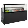 VITRINE À GLACES - MOD. MIRABELLA H9G - TEMPÉRATURE -5°/-20° C - CAPACITÉ 306 L - DIMENSIONS L 165,2 x P 67,7 x h 119 cm - POIDS 136 kg - NORME CE