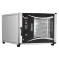 FOUR ÉLECTRIQUE À CONVECTION ET VAPEUR AVEC COMMANDES TOUCH SCREEN - Cod. MISTRAL 5TTR M14 - CONVIENT POUR BOULANGERIE ET PÂTISSERIE - VENTILÉ- Capacité four PLAQUES n. 5 40x60 ou 46x66 cm - Puissance kW 9 -Voltage400 V 50/60 Hz TRIPHASE - Dim.80 x 115 x 