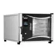 FOUR ÉLECTRIQUE À CONVECTION ET VAPEUR ÉQUIPÉ DE PANNEAU TOUCH SCREEN AVEC ICÔNES - Cod. MISTRAL 5TTR M14 VISION - CONVIENT POUR BOULANGERIE ET PÂTISSERIE - VENTILÉ- Capacité four PLAQUES n. 5 40x80 ou 46x76 cm - Puissance kW 9 -Voltage400 V 50/60 Hz TRIP