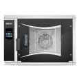 FOUR Â GAZ À CONVECTION ET VAPEUR AVEC PANNEAU TOUCH SCREEN AVEC ICÔNES - Cod. MISTRAL 6TTR M14 VISION - CONVIENT POUR BOULANGERIE ET PÂTISSERIE - VENTILÉ- Capacité four PLAQUES n. 6   60x40 ou 66x46 cm- Puissance kcal/h 8.600 - LAVAGE AUTOMATIQUE - Dim.1