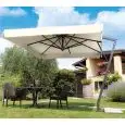 PARASOL DE BRAS LATÉRAL - MOD. NAPOLI BRACCIO - CADRE EN ALUMINIUM ET COMPOSANTS EN ACIER