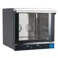 FOUR ÉLECTRIQUE À CONVECTION POUR GASTRONOMIE, PÂTISSERIE ET BOULANGERIE - MOD. K 4 MEC - PORTE ABATTANTE - ALIMENTATION MONOPHASÉE 230V/1/50Hz - PUISSANCE 3,35 kW - CAPACITÉ : 4 PLAQUES/GRILLES 43,5 x 35 cm OU N. 4 PLAQUES/GRILLES 43,5 x 32 cm - DIMENSIO