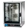 FOUR ÉLECTRIQUE À CONVECTION POUR GASTRONOMIE ET PÂTISSERIE - MOD. FED 10 DIG - CONTRÔLE NUMÉRIQUE - AVEC VAPEUR DIRECT - 9 PROGRAMMES DE CUISSON - ALIMENTATION TRIPHASÉ 400V/3/50Hz - PUISSANCE KW 12,7 - CAPACITÉ : 10 X (GN 1/1 ; 60X40) - DIMENSIONS  Cm L
