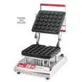 MACHINE À TARTELETTES, PLAQUE SIMPLE - MOD. NEW COOKMATIC PAV - POUR PÂTISSERIE - POUR TARTELETTES JUSQU'À 22 mm DE HAUTEUR - ALIMENTATION MONOPHASÉE 220-240 V/1/50Hz - PUISSANCE 3200 W - DIM. L 44 X P 53 X h 42 cm - NORME CE