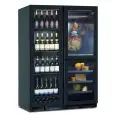 Vitrine réfrigérée pour vins, charcuteries et fromages avec température de +0 à +10 °C et (2x) de 0° à +20 °C Klimaitalia NORCIA 300 V