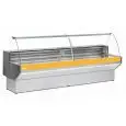 Comptoir alimentaire réfrigéré - Mod PATAGONIA - Statique avec cellule de réserve réfrigérée - Température °C +4/+6 - Profondeur de surface d’affichage : 64 cm