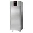 ARMOIRE RÉFRIGÉRÉE EN ACIER INOX AISI 304 - FROID VENTILÉ - Mod CH07RMMTN - GASTRONORM 2/1 - CAPACITÉ 700 L - 1 PORTE - ARRÊT VENTILATION - TEMPÉRATURE 0° +10°C - Dim L 71 x P 80 x h 210 cm