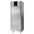 ARMOIRE RÉFRIGÉRÉE EN ACIER INOX AISI 304 - FROID VENTILÉ - Mod CH07RMPLMTN - GASTRONORM 2/1 - CAPACITÉ 700 L - 1 PORTE - ARRÊT VENTILATION - TEMPÉRATURE 0° +10°C - Dim L 71 x P 80 x h 210 cm