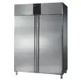 ARMOIRE FRIGO CONGÉLATEUR EN ACIER INOX AISI 304 - FROID VENTILÉ - Mod CH14RMPLMBT - GASTRONORM 2/1 - CAPACITÉ 1400 L - 2 PORTES - ARRÊT VENTILATION - TEMPÉRATURE -18° -22°C - Dim L 142 x P 80 x h 210 cm