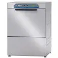 LAVE VAISSELLES ET LAVE ASSIETTES PROFESSIONNEL ÉLECTRONIQUE EN ACIER INOX - MOD. PL54E - AVEC POMPE DE VIDANGE - VOLTAGE MONOPHASE - CONTRÔLE DE LAVAGE ÉLECTRONIQUE - HAUTEUR MAX PASSAGE INTÉRIEUR  31 cm - PANIER CARRÉ 50x50 cm- CYCLE (sec) 90/120/150/18