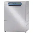 LAVE VAISSELLES ET LAVE ASSIETTES PROFESSIONNEL ÉLECTRONIQUE EN ACIER INOX - MOD. PL56E - AVEC POMPE DE VIDANGE - VOLTAGE TRIPHASE - CONTRÔLE DE LAVAGE ÉLECTRONIQUE - HAUTEUR MAX PASSAGE INTÉRIEUR  31 cm - PANIER CARRÉ 50x50 cm- CYCLE (sec) 90/120/150/180